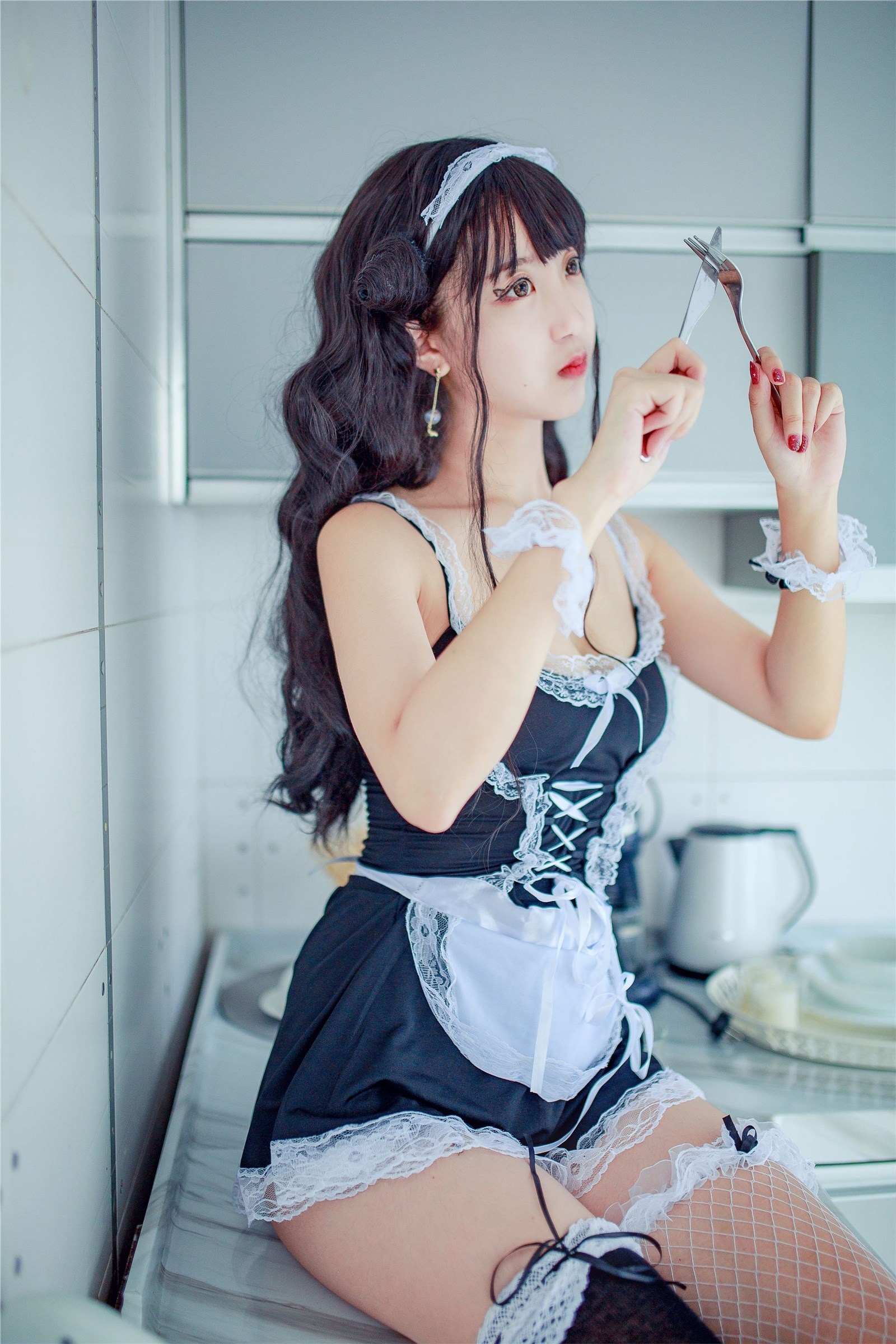 Heichuan 045 little devil Maid Costume completed(14)